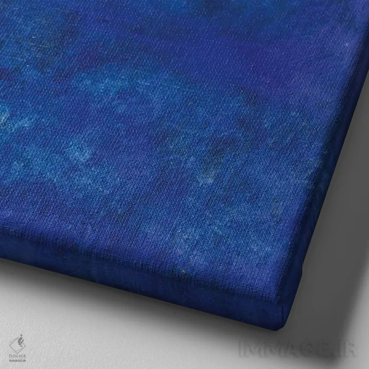 تابلو جزیره زرین اثر دنیلا کارلتی - نمای نزدیک بافت بوم