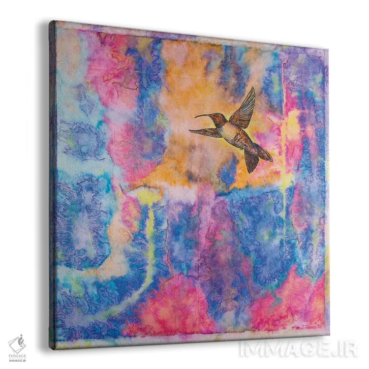 تابلو مرغ مگسخوار اثر دنیلا کارلتی - نمای پرسپکتیو محصول