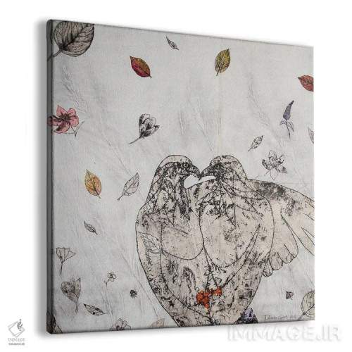 تابلو بوسه اثر دنیلا کارلتی - نمای پرسپکتیو محصول