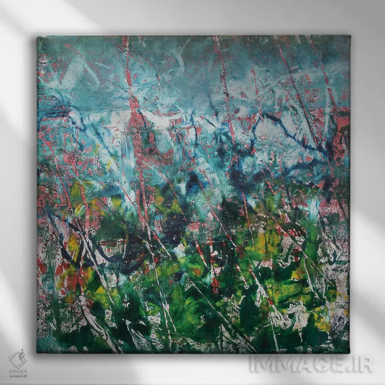 تابلو نفس طبیعت VII اثر دنیلا کارلتی - نمای روبهرو روی دیوار