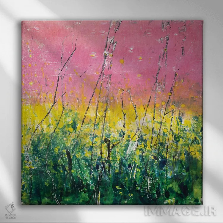تابلو نفس طبیعت VIII اثر دنیلا کارلتی - نمای روبهرو روی دیوار