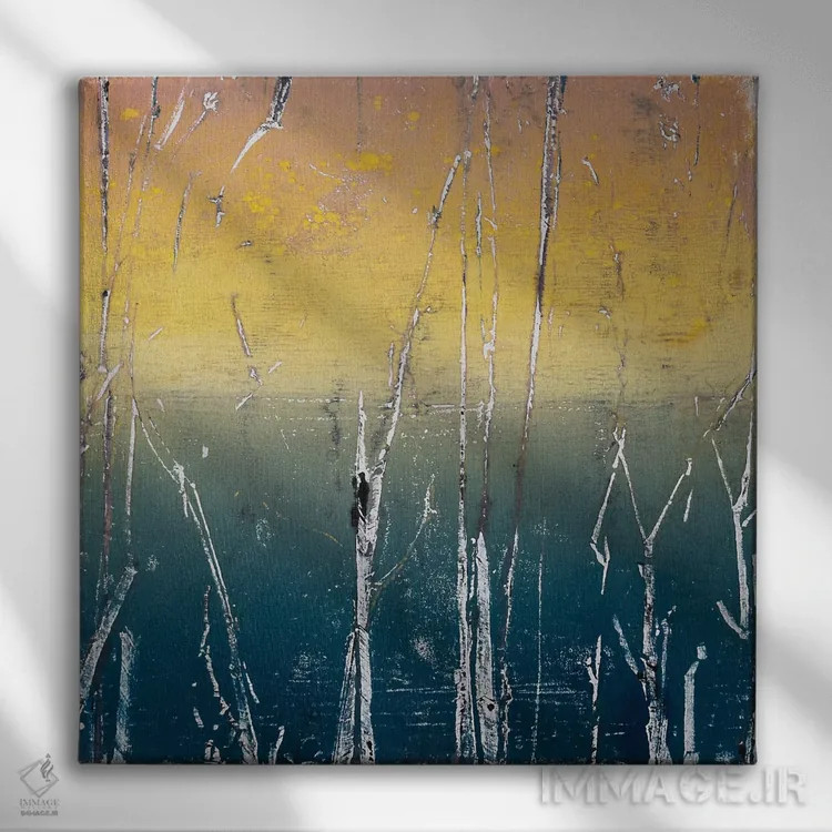 تابلو روز نو XIV اثر دنیلا کارلتی - نمای روبهرو روی دیوار