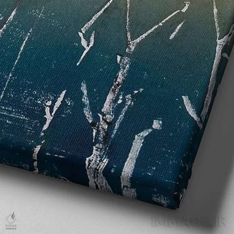 تابلو روز نو XIV اثر دنیلا کارلتی - نمای نزدیک بافت بوم