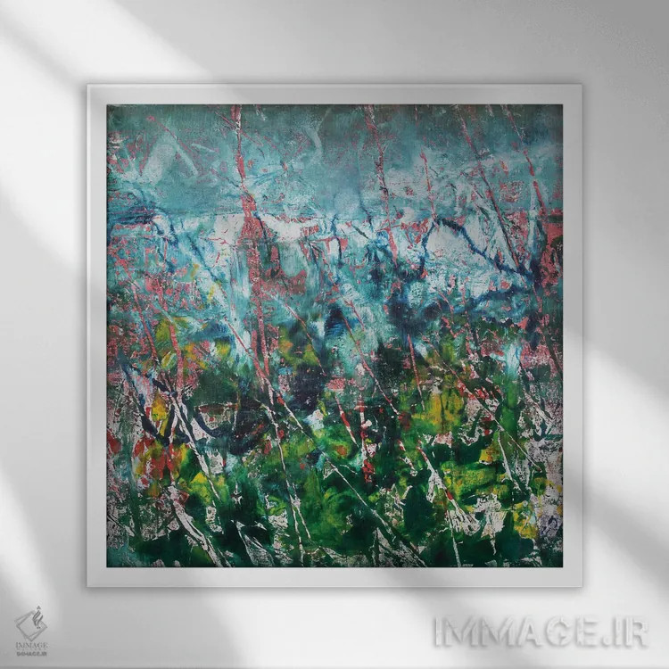 تابلو نفس طبیعت VII اثر دنیلا کارلتی - نمای قابدار سفید