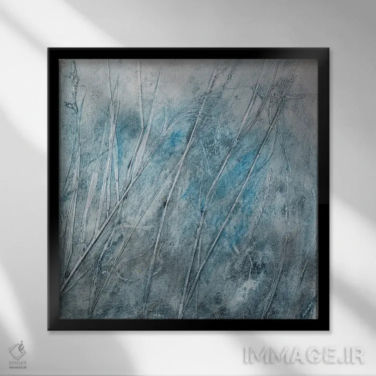 تابلو نفس زمین، قطعه I اثر دنیلا کارلتی - نمای قابدار مشکی