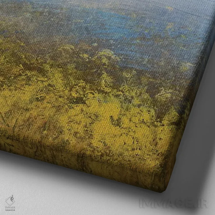 تابلو به سوی شمال اثر دنیلا کارلتی - نمای نزدیک بافت بوم