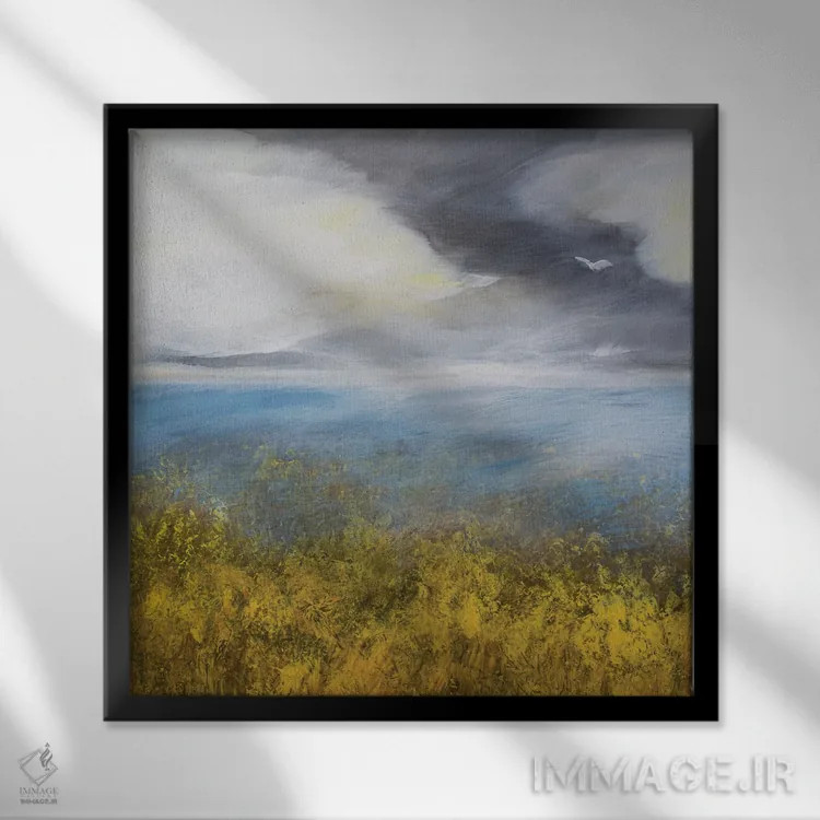 تابلو به سوی شمال اثر دنیلا کارلتی - نمای قابدار مشکی