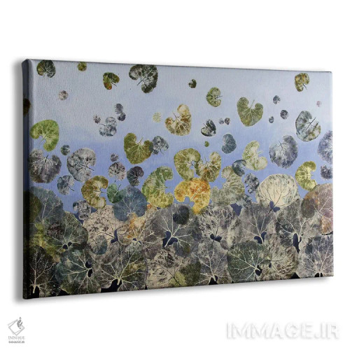 تابلو برگهای رقصان اثر دنیلا کارلتی - نمای پرسپکتیو محصول