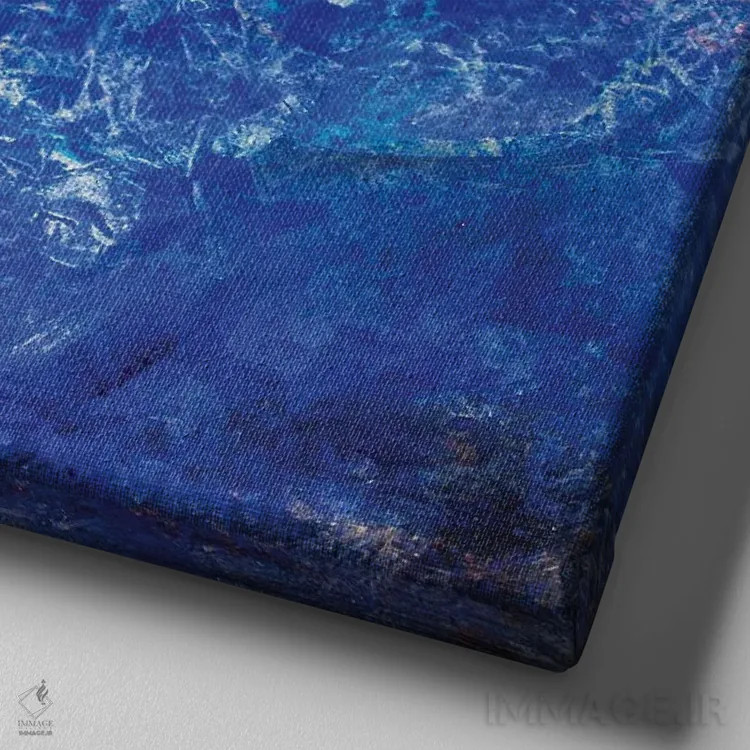 تابلو پنجره اثر دنیلا کارلتی - نمای نزدیک بافت بوم