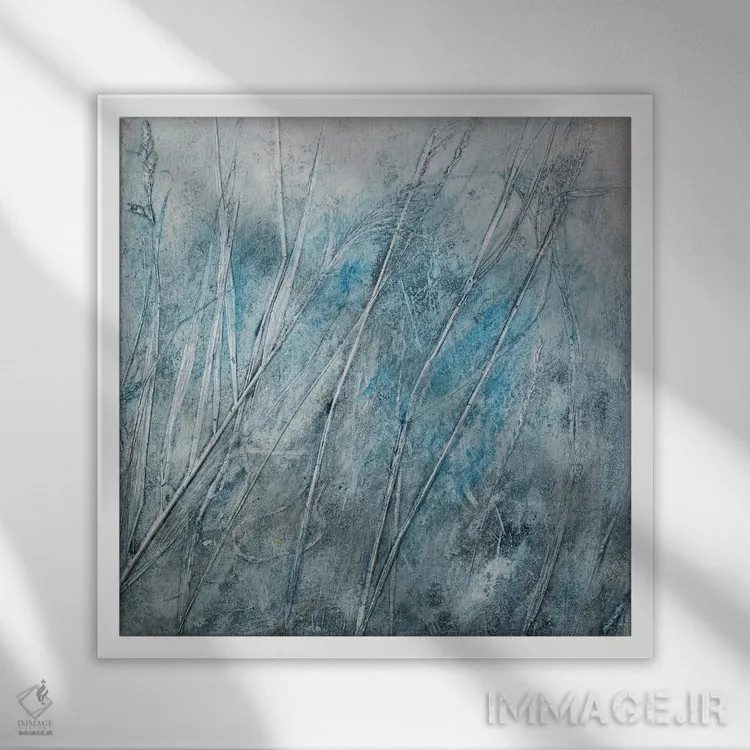 تابلو نفس زمین، قطعه I اثر دنیلا کارلتی - نمای قابدار سفید