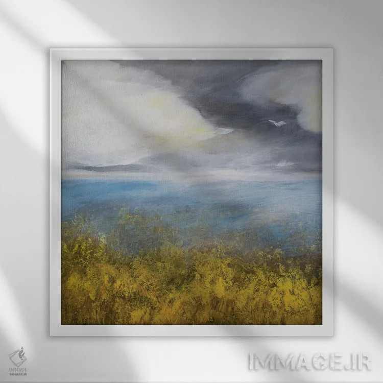 تابلو به سوی شمال اثر دنیلا کارلتی - نمای قابدار سفید