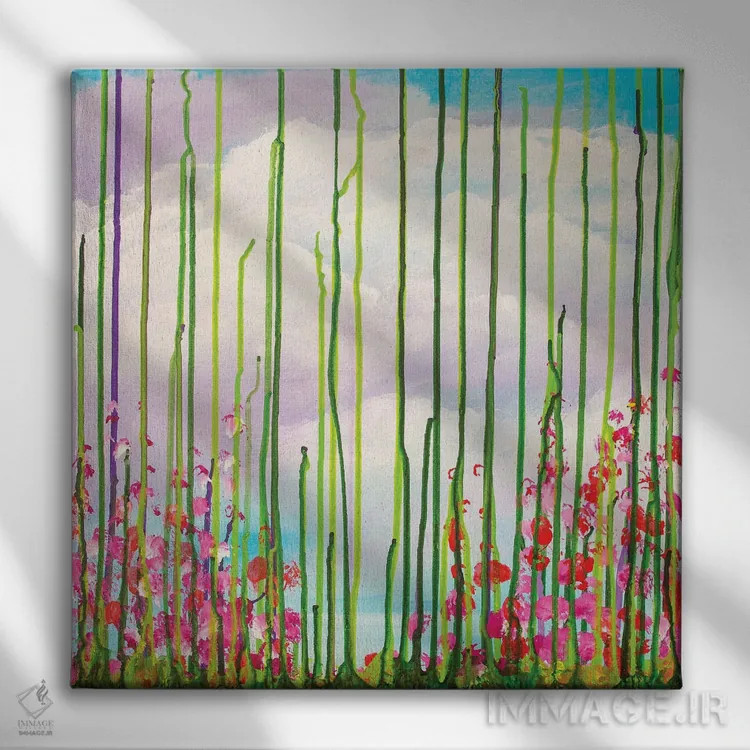 تابلو چشمانداز کوچک II اثر دنیلا کارلتی - نمای روبهرو روی دیوار