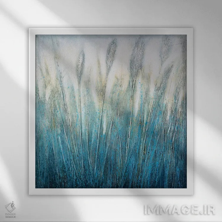 تابلو زمستان II اثر دنیلا کارلتی - نمای قابدار سفید