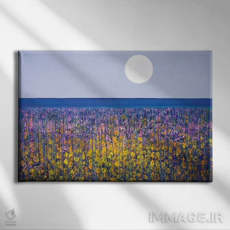 تابلو صبح بهاری اثر دنیلا کارلتی - نمای روبهرو روی دیوار