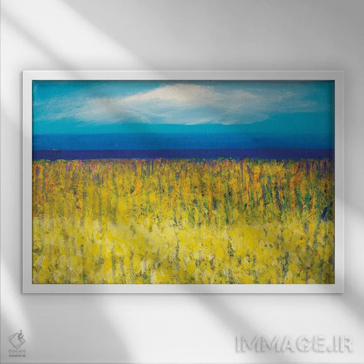 تابلو بهار کوچک 2020 اثر دنیلا کارلتی - نمای قابدار سفید