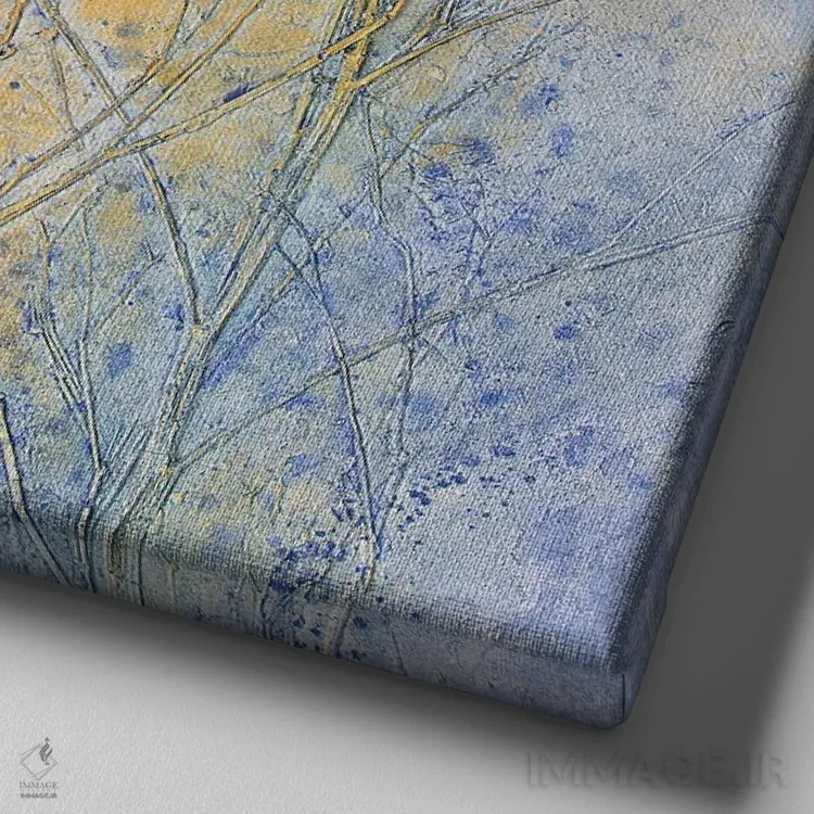 تابلو سپیدهدم اثر دنیلا کارلتی - نمای نزدیک بافت بوم