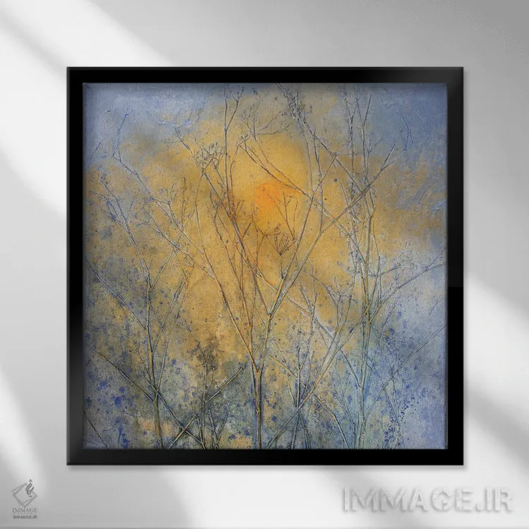 تابلو سپیدهدم اثر دنیلا کارلتی - نمای قابدار مشکی