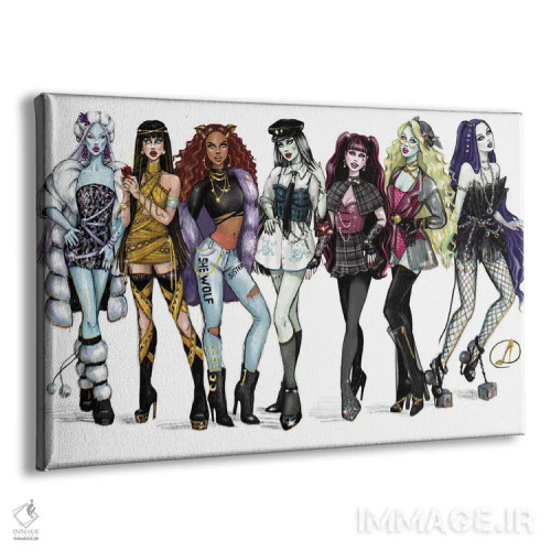 تابلو مانستر های (انیمیشن) اثر دانیلو سروویچ - نمای پرسپکتیو محصول