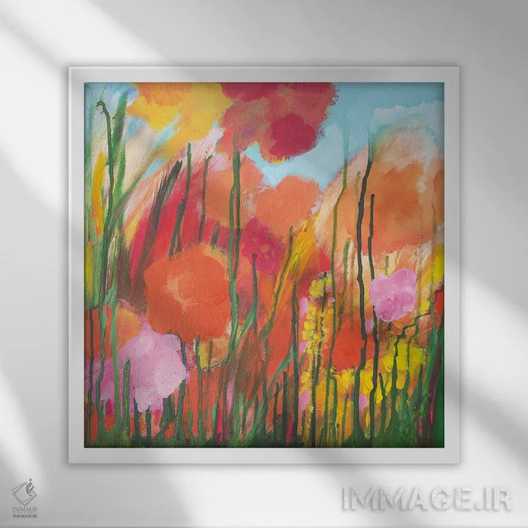 تابلو باغ وحشی کوچک اثر دنیلا کارلتی - نمای قابدار سفید