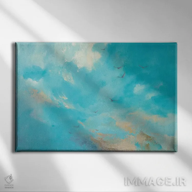 تابلو پرواز خواهم کرد اثر باورا دارگو - نمای روبهرو روی دیوار