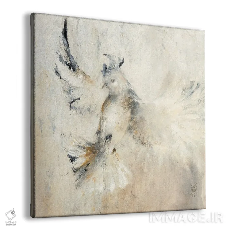 تابلو کاکاتو (پرندهٔ استرالیایی) اثر باورا دارگو - نمای پرسپکتیو محصول