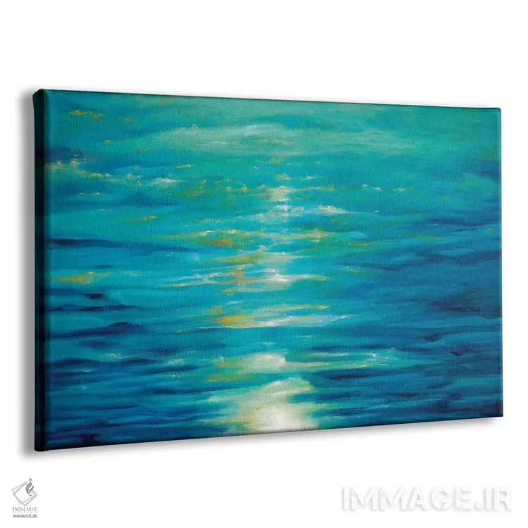 تابلو آبی عمیق اثر باورا دارگو - نمای پرسپکتیو محصول