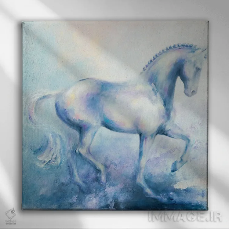 تابلو خاکستری اسپانیایی اثر باورا دارگو - نمای روبهرو روی دیوار