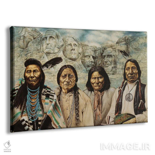 تابلو پدران بنیانگذار اصلی اثر دیوید بهرنس - نمای پرسپکتیو محصول