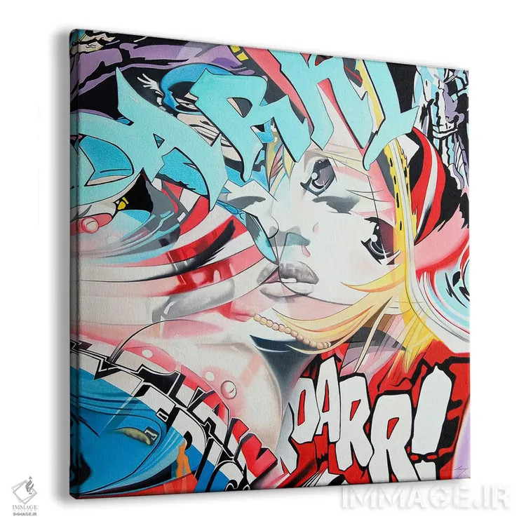 تابلو غرش! اثر درو دارسی - نمای پرسپکتیو محصول