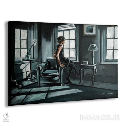 تابلو بازیهای انتظار اثر درو دارسی - نمای پرسپکتیو محصول