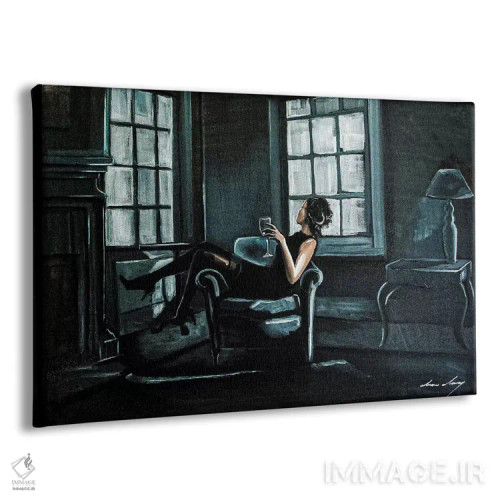 تابلو La Soirée (به فرانسوی: عصر/مهمانی) اثر درو دارسی - نمای پرسپکتیو محصول