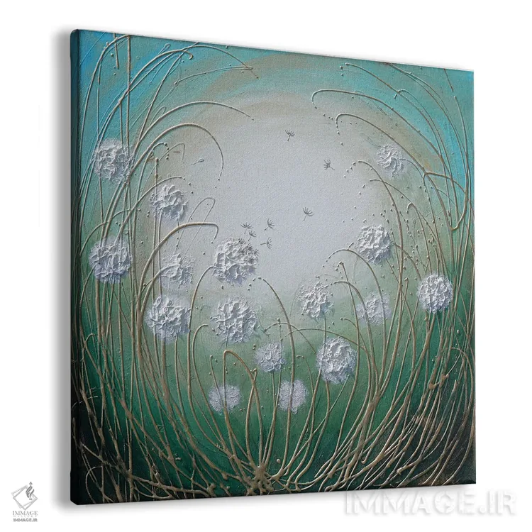 تابلو گل قاصدک (زمانسنجی با قاصدک) اثر آماندا داگ - نمای پرسپکتیو محصول