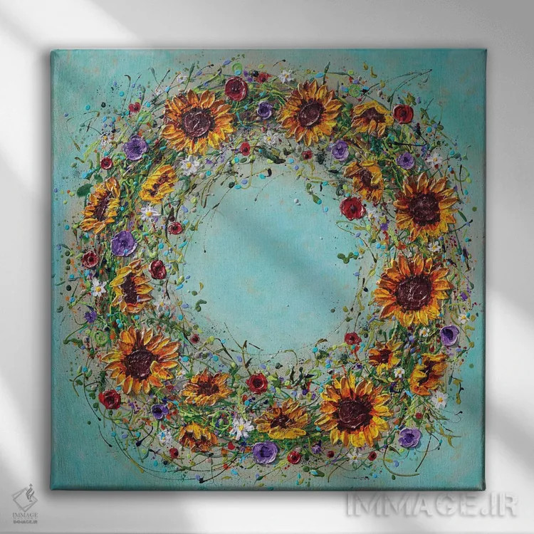 تابلو گنجینههای باغ اثر آماندا داگ - نمای روبهرو روی دیوار