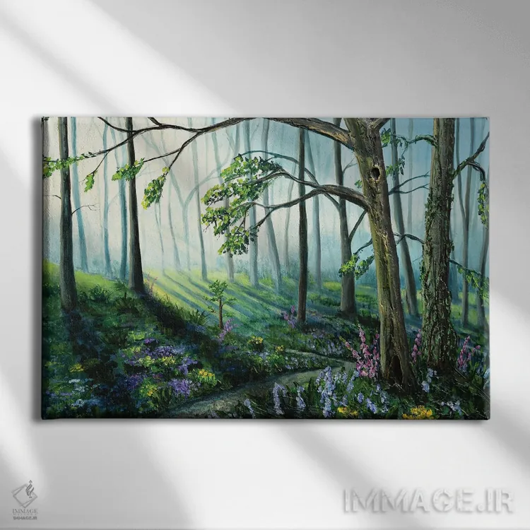 تابلو آغاز اثر آماندا داگ - نمای روبهرو روی دیوار