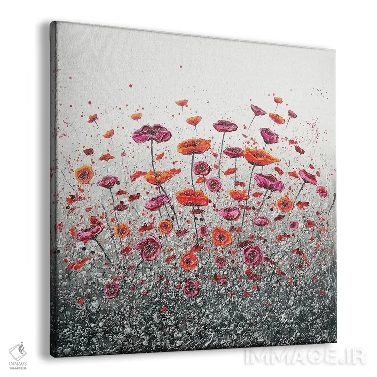 تابلو قول شقایق اثر آماندا داگ - نمای پرسپکتیو محصول