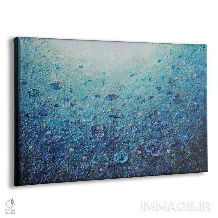 تابلو زیبایی آبی اثر آماندا داگ - نمای پرسپکتیو محصول