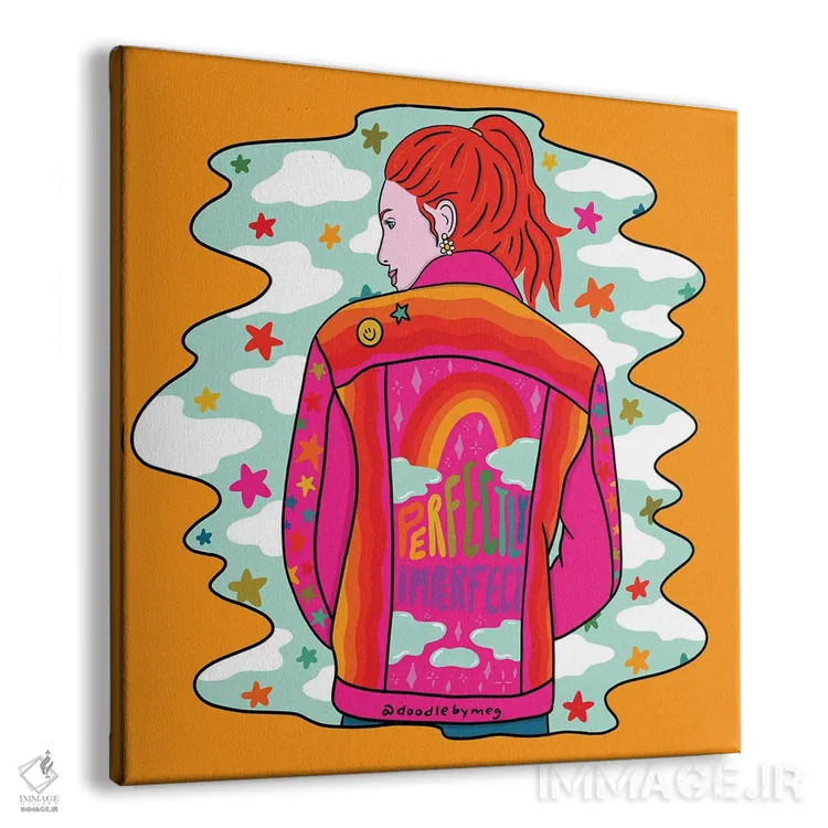 تابلو کاملاً ناقص (زیبایی نقص) اثر دودل بای مگ (استودیوی هنری) - نمای پرسپکتیو محصول