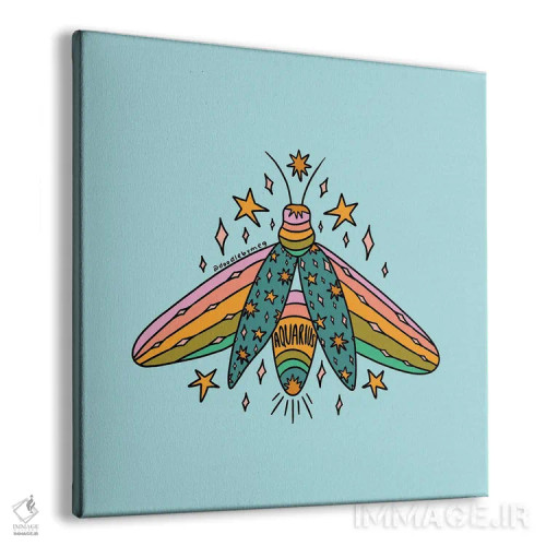 تابلو کرم شبتاب دلو اثر دودل بای مگ (استودیوی هنری) - نمای پرسپکتیو محصول