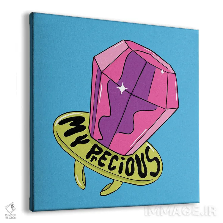 تابلو آبنبات حلقهای اثر دودل بای مگ (استودیوی هنری) - نمای پرسپکتیو محصول