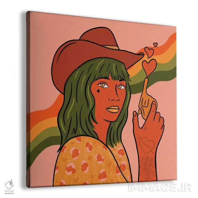 تابلو او دردسرساز است اثر دودل بای مگ (استودیوی هنری) - نمای پرسپکتیو محصول