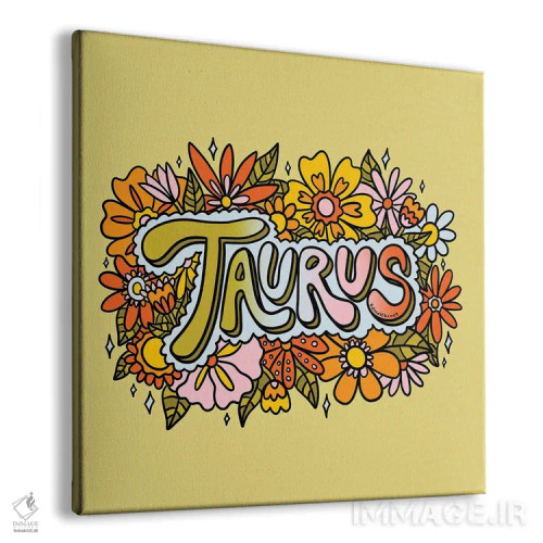 تابلو گلهای متولد اردیبهشت (برج ثور) اثر دودل بای مگ (استودیوی هنری) - نمای پرسپکتیو محصول