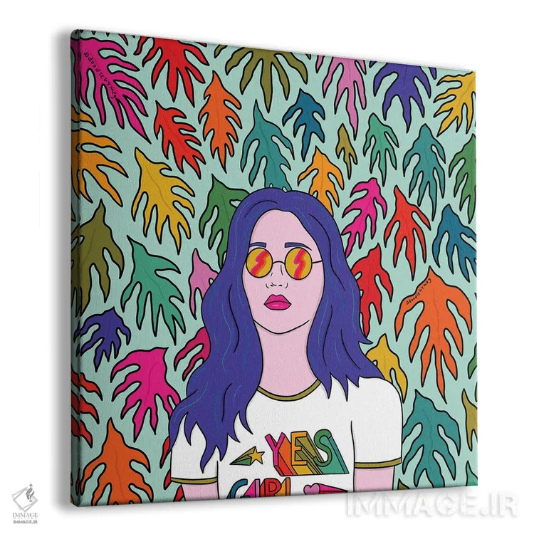 تابلو آفرین دختر! (تشویقی) اثر دودل بای مگ (استودیوی هنری) - نمای پرسپکتیو محصول