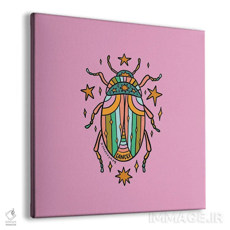 تابلو سوسک متولد تیر (برج سرطان) اثر دودل بای مگ (استودیوی هنری) - نمای پرسپکتیو محصول