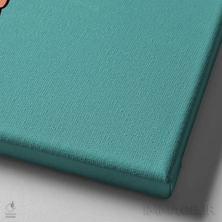 تابلو زنبور متولد دی (برج جدی) اثر دودل بای مگ (استودیوی هنری) - نمای نزدیک بافت بوم