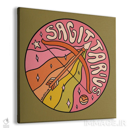 تابلو برج قوس (آذر) اثر دودل بای مگ (استودیوی هنری) - نمای پرسپکتیو محصول