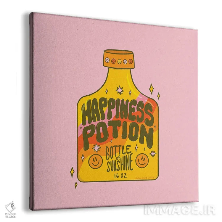 تابلو معجون خوشبختی اثر دودل بای مگ (استودیوی هنری) - نمای پرسپکتیو محصول