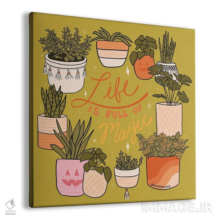تابلو زندگی پر از جادوست اثر دودل بای مگ (استودیوی هنری) - نمای پرسپکتیو محصول