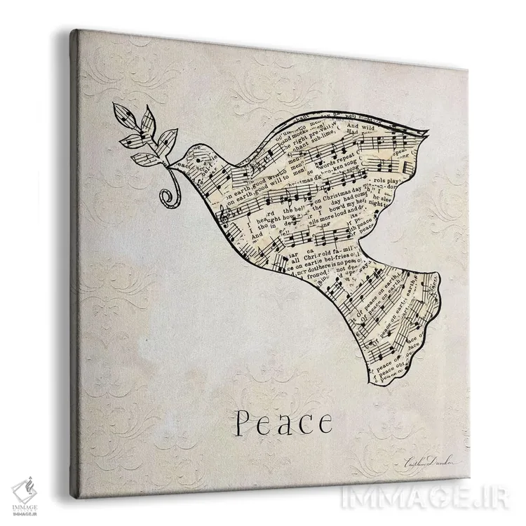 تابلو کریسمس قدیمی، آرامش اثر کیتلین داندون - نمای پرسپکتیو محصول