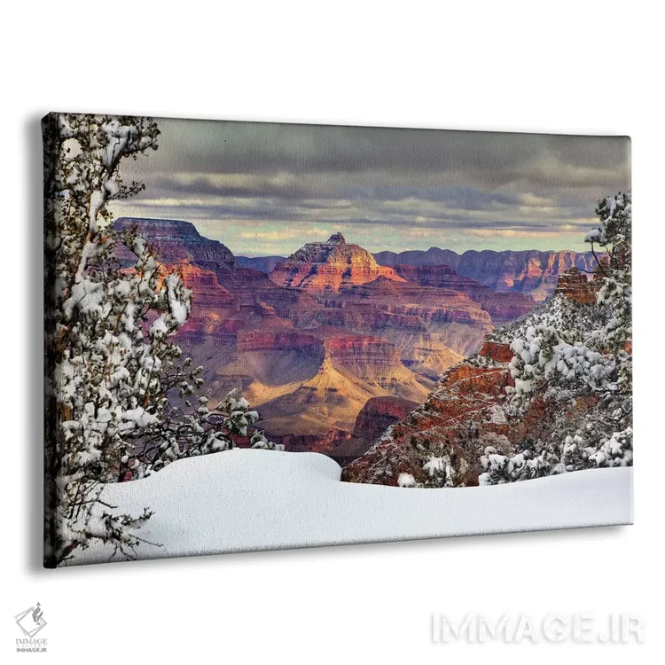 تابلو گرند کنیون برفی I اثر دیوید دروست - نمای پرسپکتیو محصول