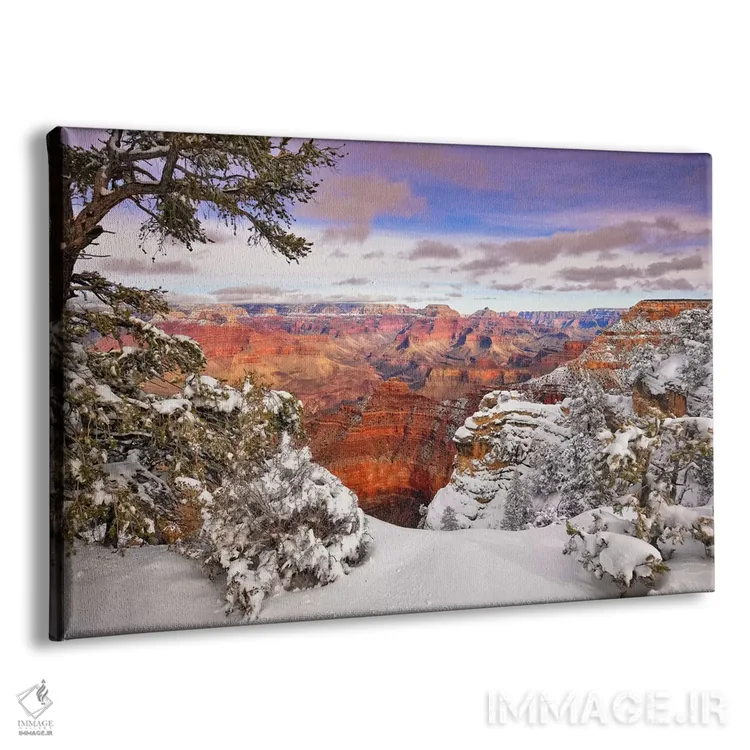 تابلو گرند کنیون برفی II اثر دیوید دروست - نمای پرسپکتیو محصول
